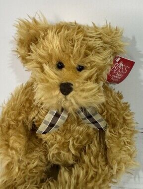 RUSS Benjamin Bear Brown Soft Plush Collectable Cute